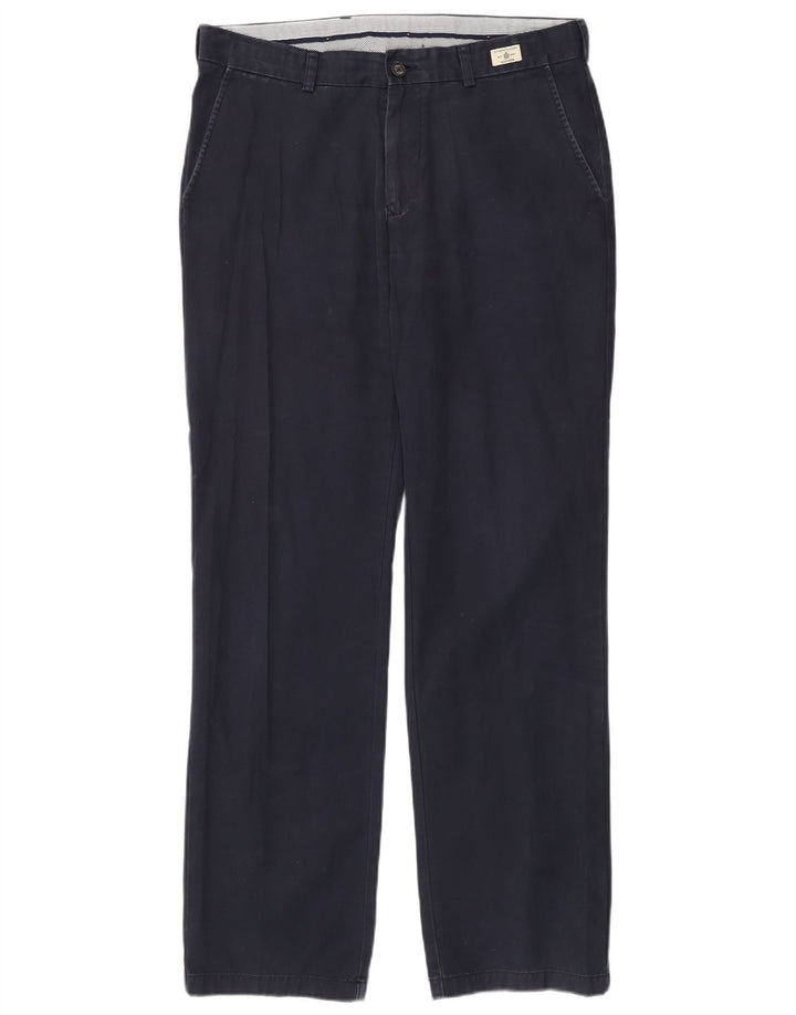 TOMMY HILFIGER Pantalon Chino Droit Homme W34 L34 Bleu Marine Coton
