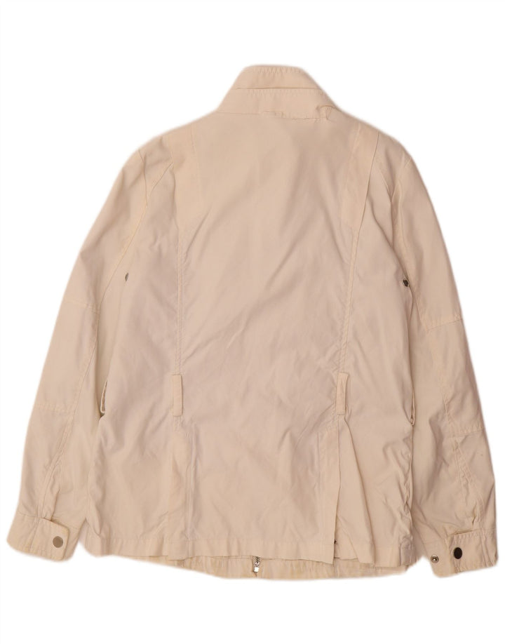 Zara Veste utilitaire pour femme UK 16 Large Nylon blanc cassé