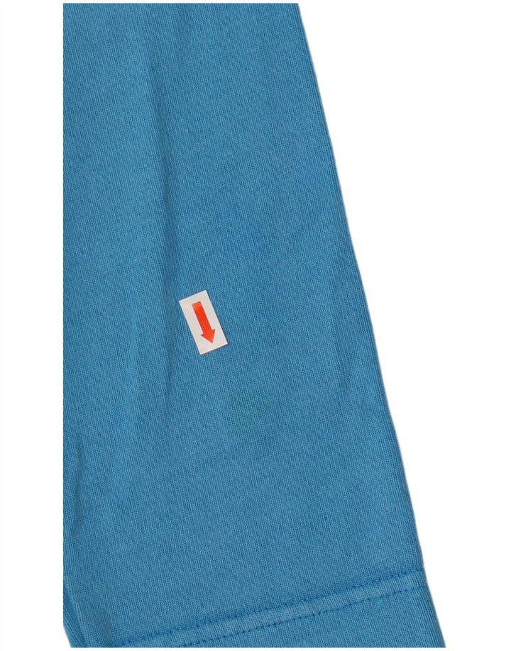 Murphy & Nye Sweat-shirt graphique pour homme en coton bleu Taille L