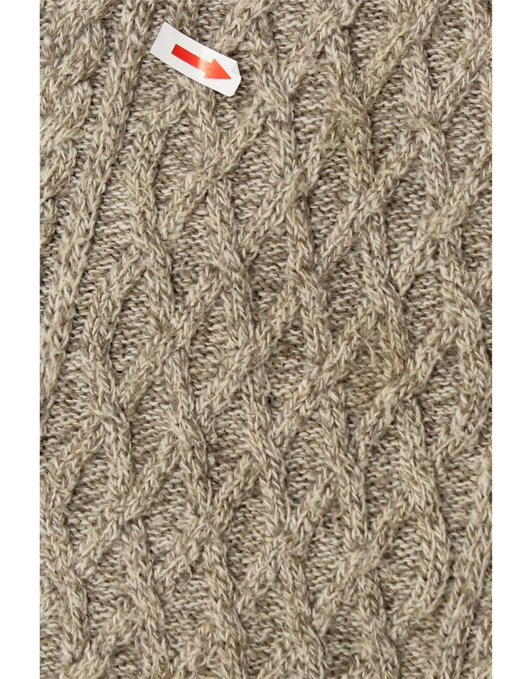 Zara Homme Pull Col Châle Acrylique Moucheté Beige Moyen