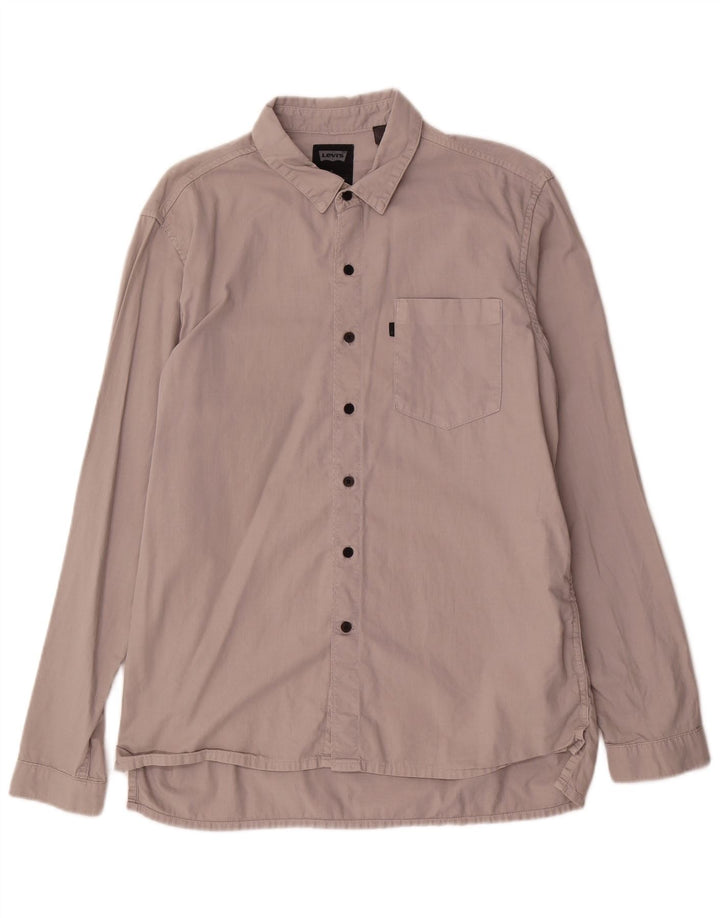 Levi's Chemise Homme Rose Moyen Coton