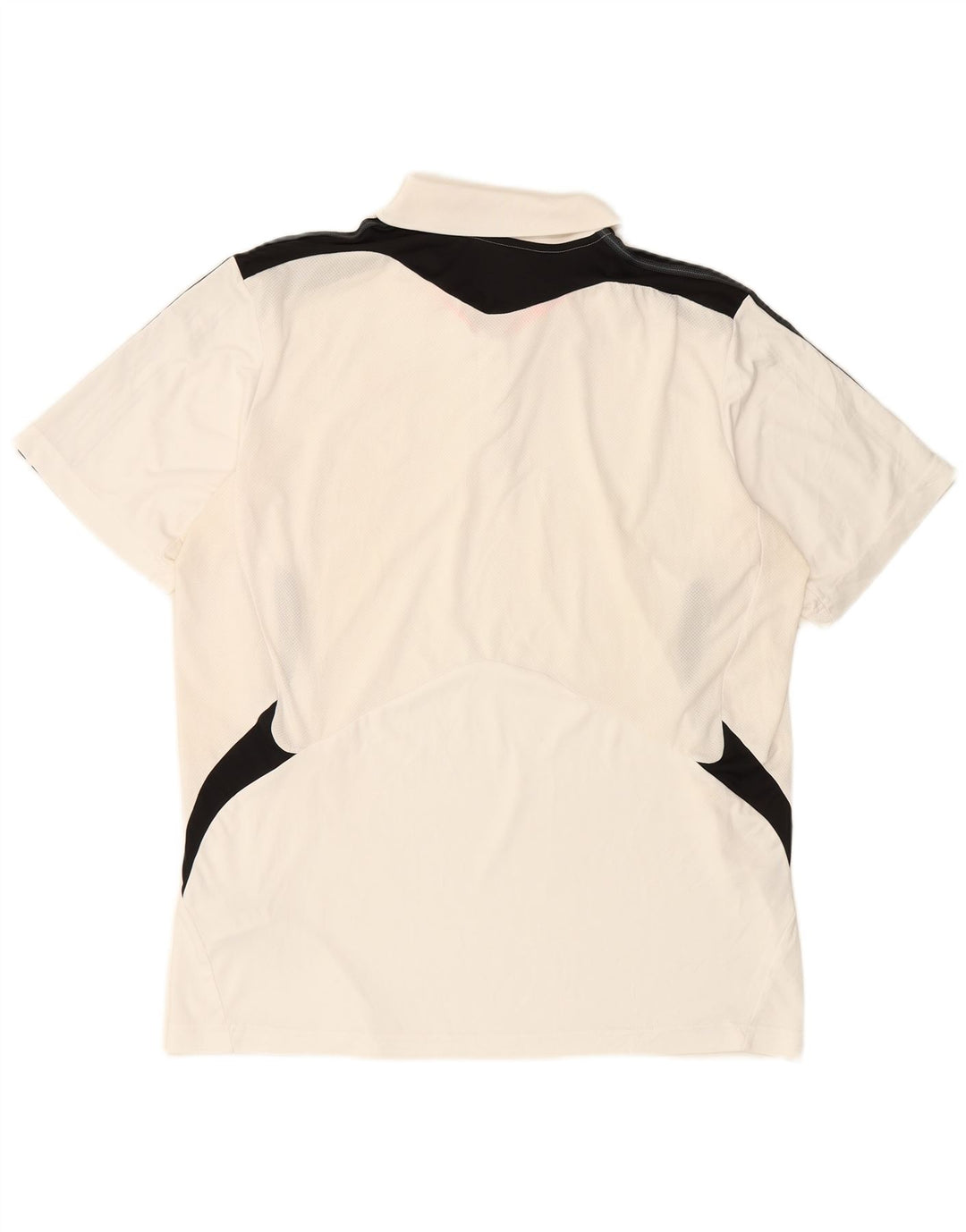 ADIDAS Polo Climacool XL Homme Blanc Colorblock Polyester