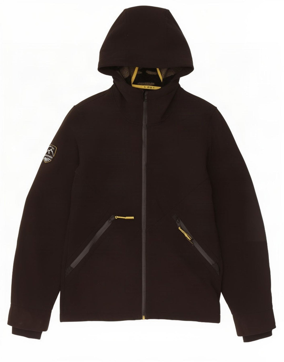 Superdry Veste coupe-vent à capuche pour hommes UK 36 Small Noir Polyester