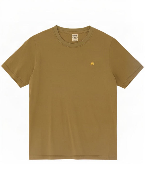 Brooks Brothers T-Shirt Homme Haut Large Kaki Coton