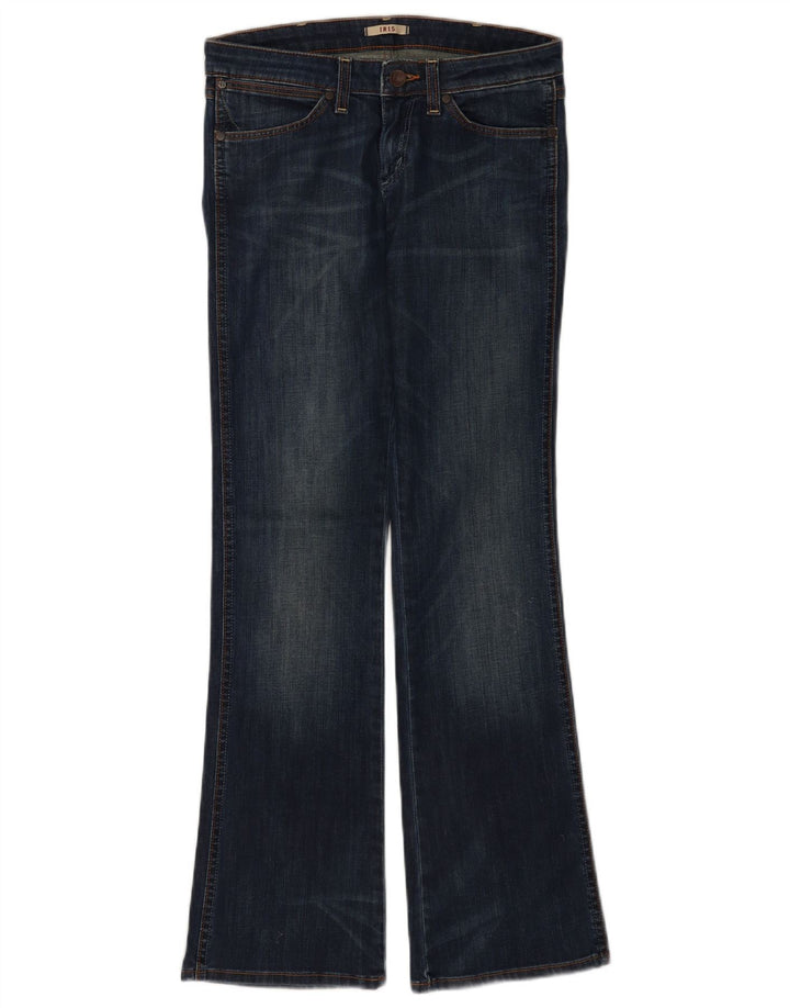 Wrangler Jean Bootcut Iris Femme W27 L32 Bleu Marine Coton