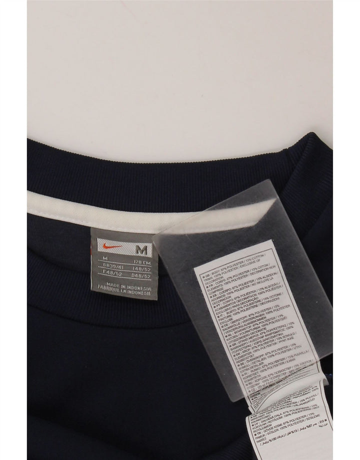 NIKE Sweat-shirt pour homme UK 39/41 Bleu marine moyen Colourblock