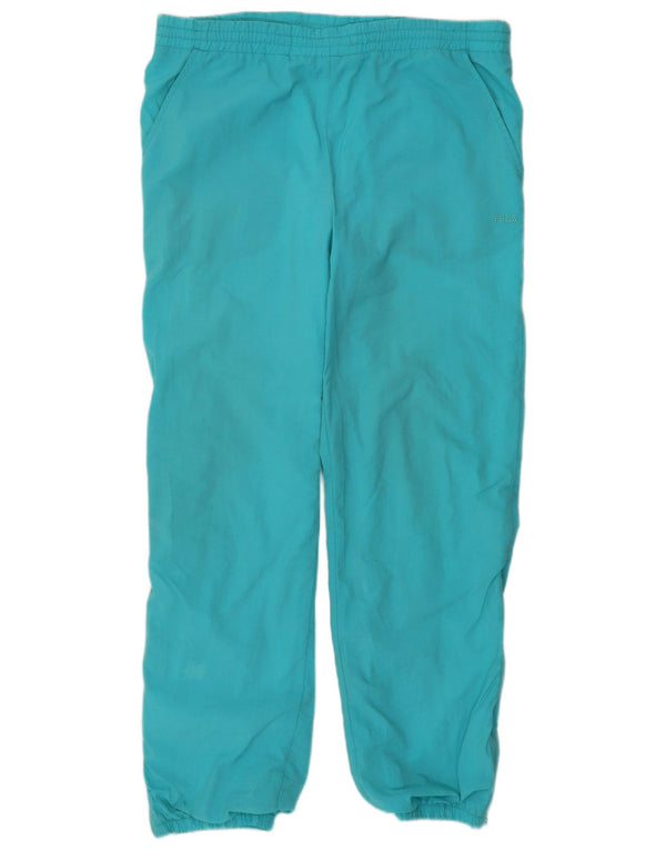 FILA Pantalon de survêtement pour homme IT 48 Medium Turquoise Nylon