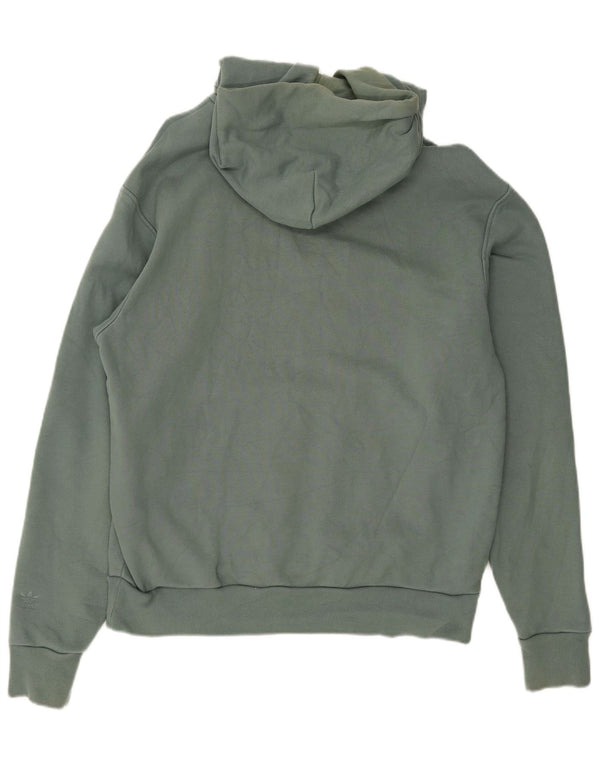 Adidas Pull à capuche graphique Humanrace pour homme en coton vert Taille L