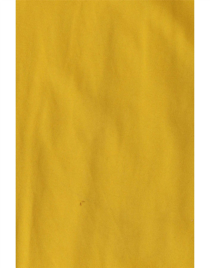 K-Way Polo Homme Coton Rayé Jaune Moyen