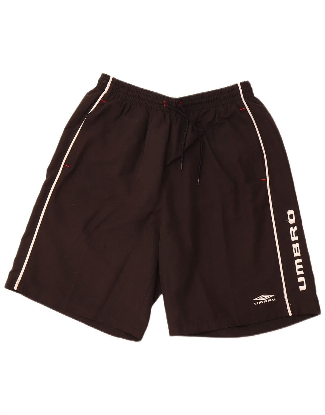 UMBRO Short de Sport Graphique Homme XL Noir Polyester