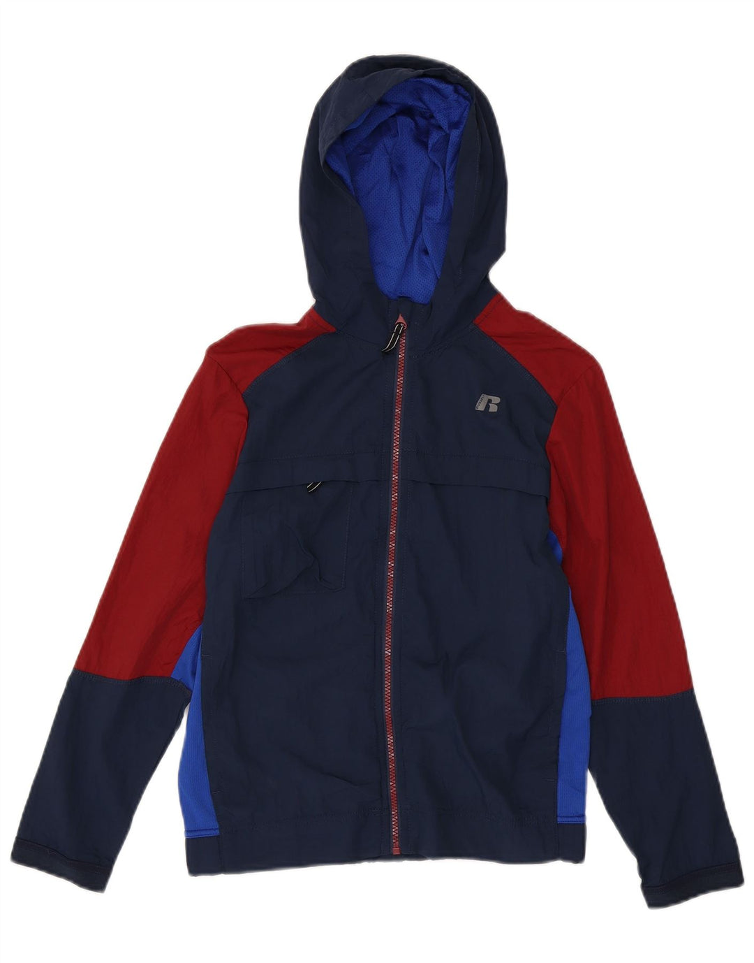 Russell Athletic Veste de pluie pour garçon 10-11 ans Bleu marine Taille L