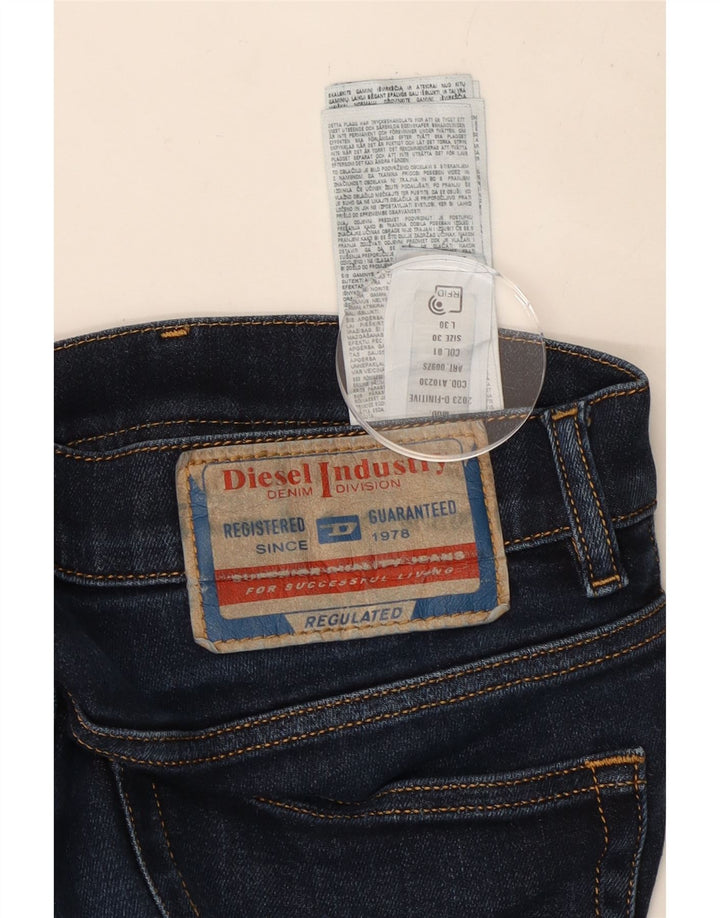 Jean Slim Femme Diesel W30 L30 Bleu Marine Coton
