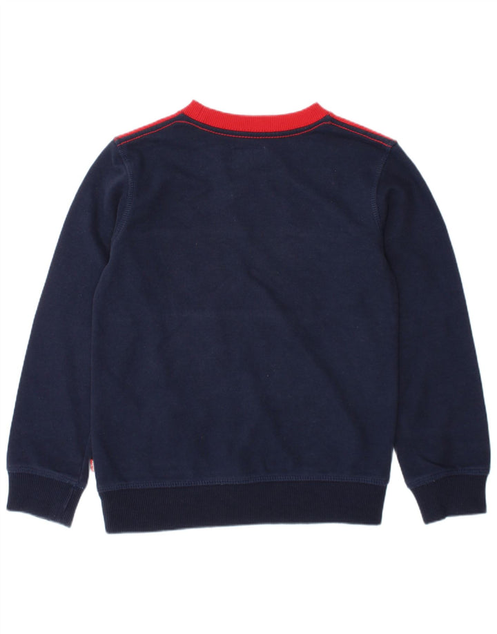 Levi's Sweat-shirt pour garçon 4-5 ans Bleu marine Colourblock Classic