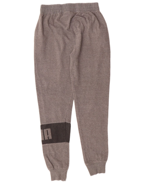 Puma Pantalon de survêtement graphique pour garçon 15-16 ans XL Gris Coton