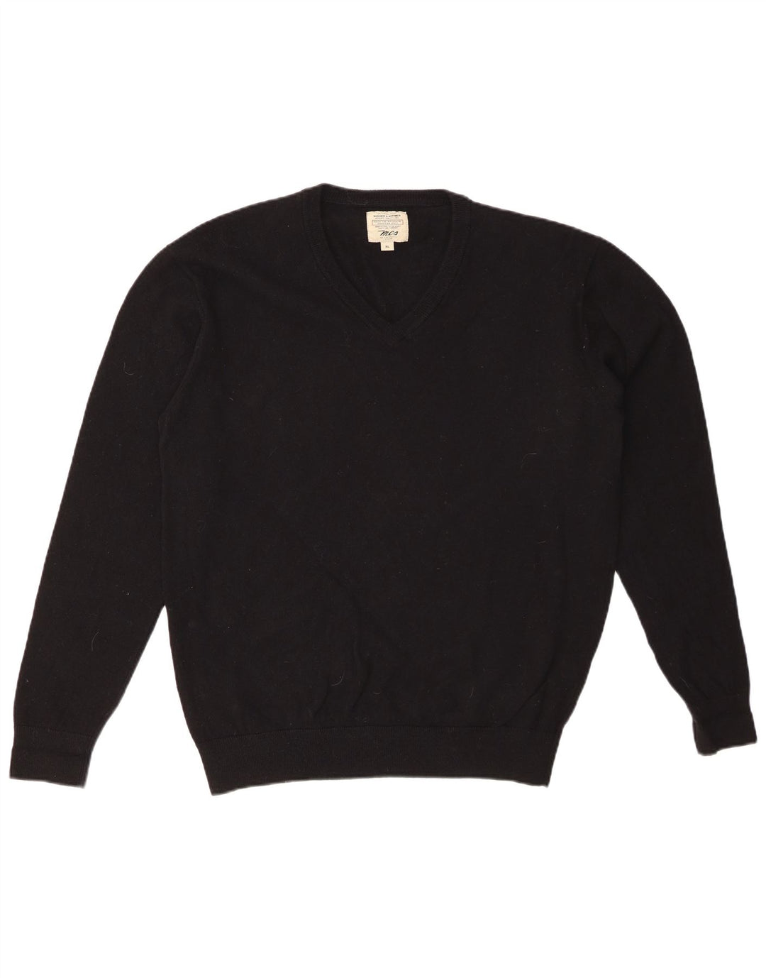 MARLBORO CLASSICS Pull Col V Homme XL Laine Noir