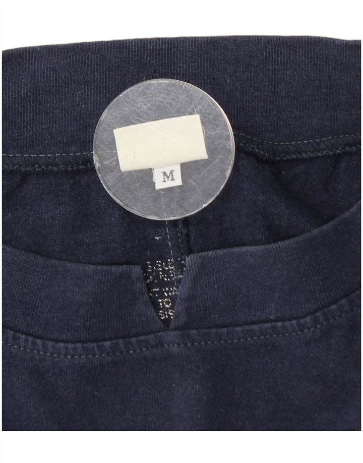 Sisley Pull-over surdimensionné graphique pour femme UK 14 Bleu marine moyen