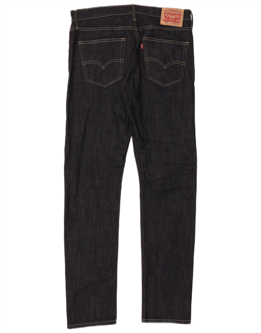 Levi's Jean Slim 508 Homme W32 L34 Bleu Marine Coton