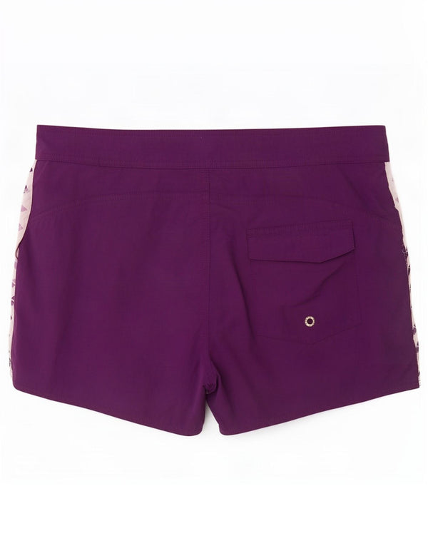 Arena Short de Bain Graphique pour Femme UK 14 Violet Moyen Colorblock