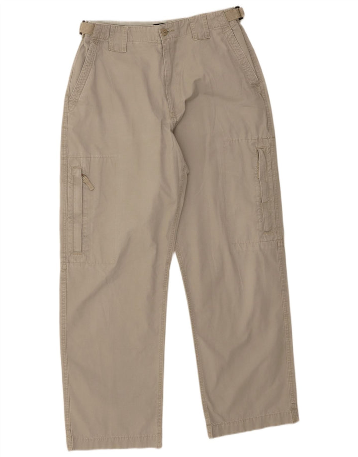 Marks & Spencer Pantalon Cargo Fuselé Blue Harbor Homme W34 L31 Gris