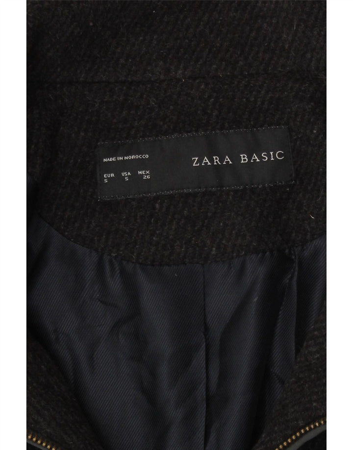 Zara Manteau Femme UK 10 Petit Gris
