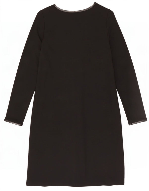 Marks & Spencer Robe droite à manches longues pour femme UK 16 Large Noir