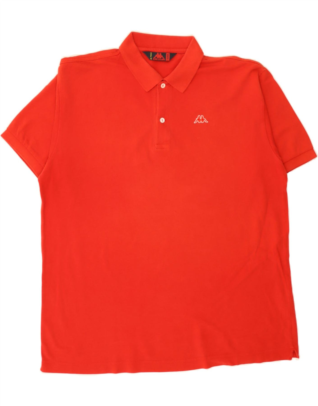 KAPPA Mens Polo Shirt XL Red Cotton Vintage Kappa and Second-Hand Kappa from Messina Hembry 
