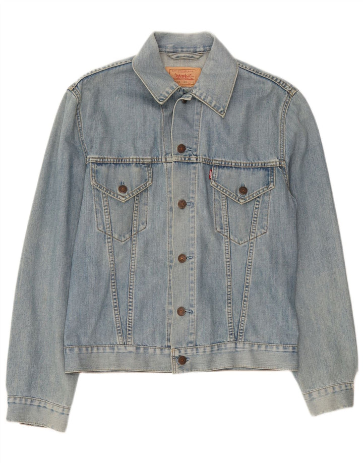 Levi's Veste en Jean Homme UK 40 Large Bleu