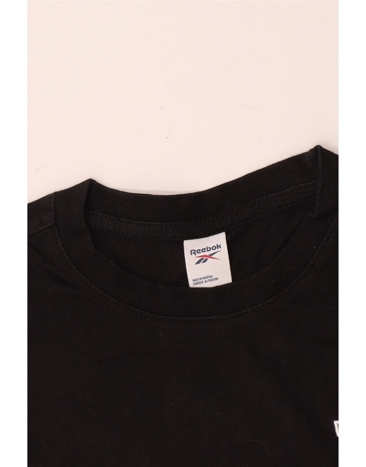 Reebok T-Shirt Homme Top XS Noir Coton