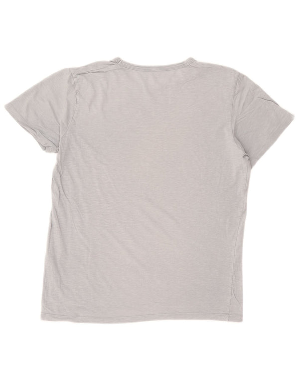 Jack & Jones Mens Regular Fit Graphic T-Shirt Top Large Bleu Moucheté Coton
