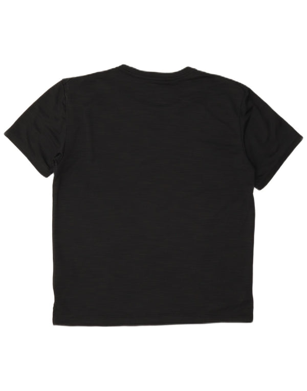 Nike T-shirt Dri Fit pour homme en polyester moucheté noir moyen