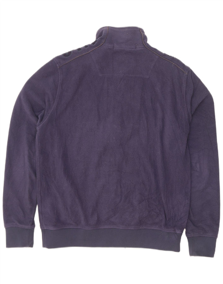 North Sails Veste polaire graphique pour homme UK 42 XL Bleu marine Polyester