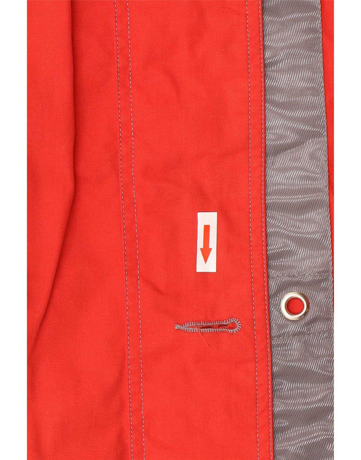 Brugi Veste de pluie surdimensionnée pour femme IT 46 Large Rouge
