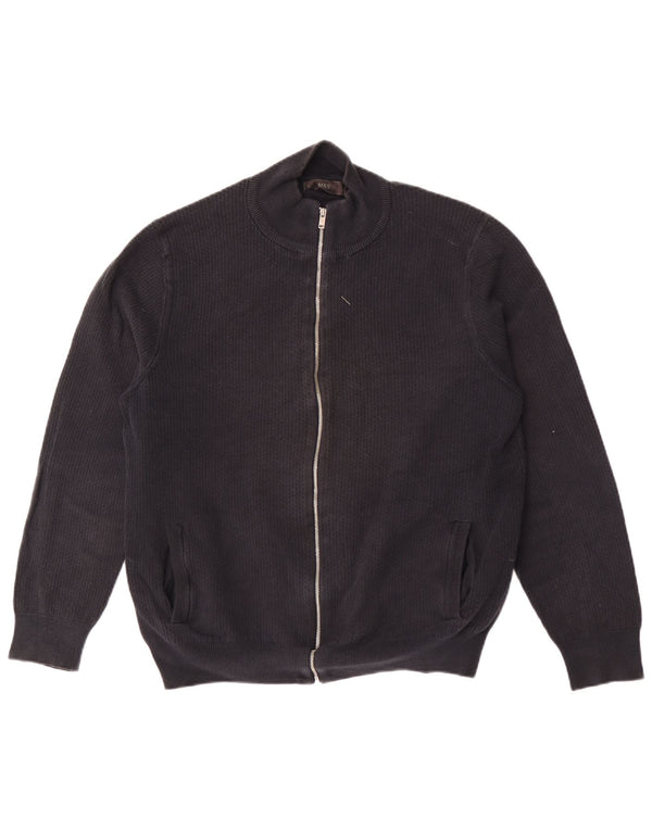 Marks & Spencer Cardigan pour homme en coton noir Taille L