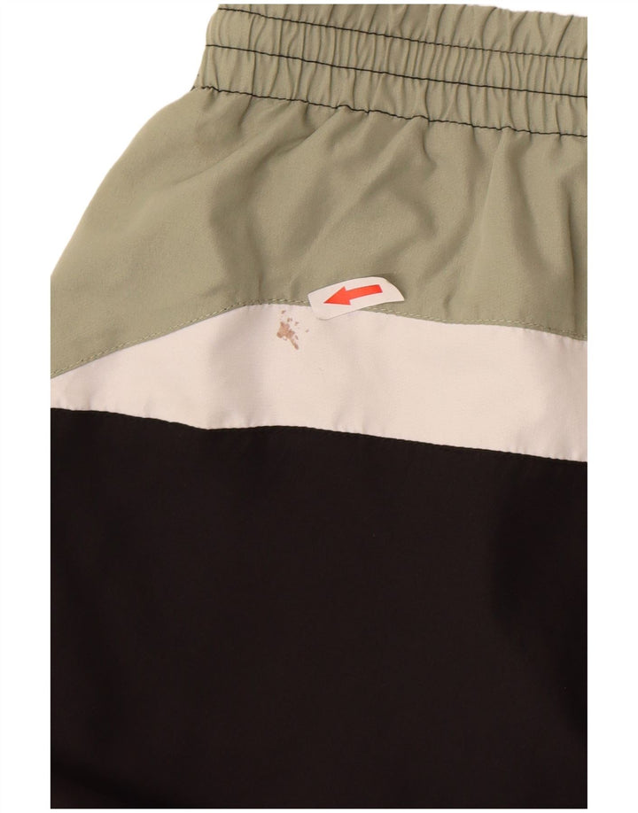 Kappa Pantalon de survêtement pour homme Pantalon de jogging Large Noir Colorblock Polyester