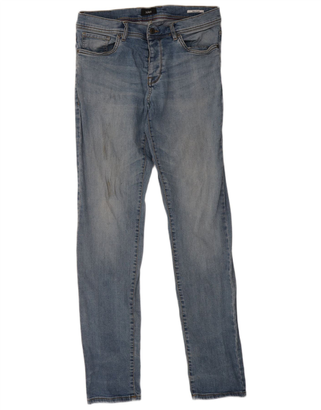 JULES Womens Tom Slim Jeans IT 42 Medium W30 L32 Blue Cotton