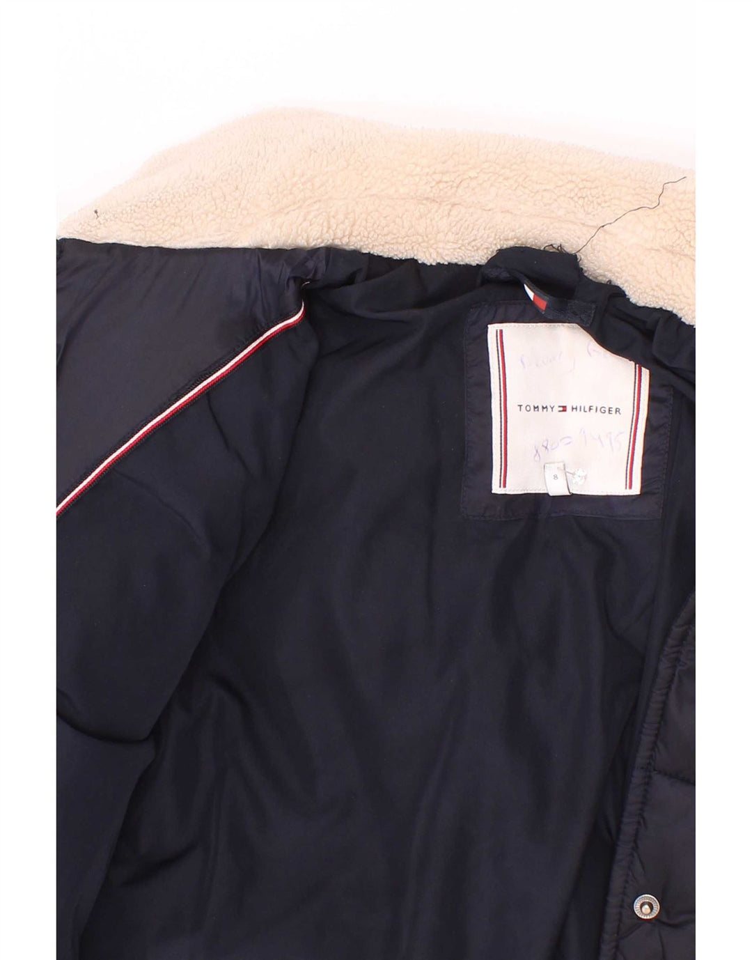 Tommy Hilfiger Veste matelassée fille 7-8 ans Bleu marine Polyester