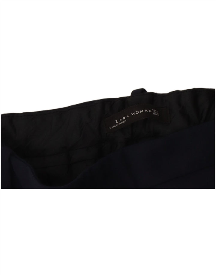 Pantalon Chino Slim Femme Zara XL W32 L29 Bleu Marine