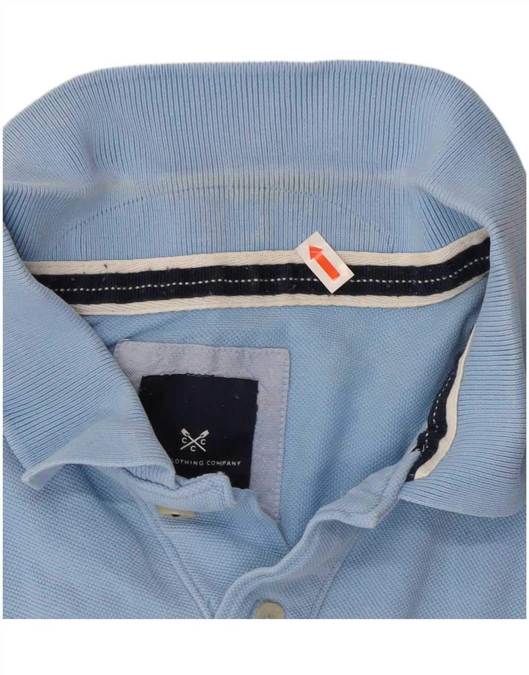 Crew Clothing Polo Homme Grand Bleu Coton