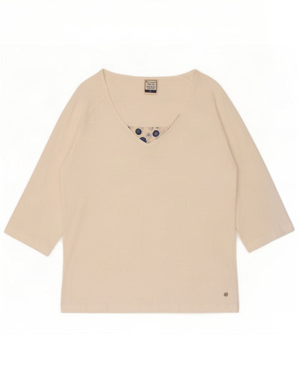 Champion Womens Easy Fit Top Manches 3/4 UK 18 XL Coton Blanc