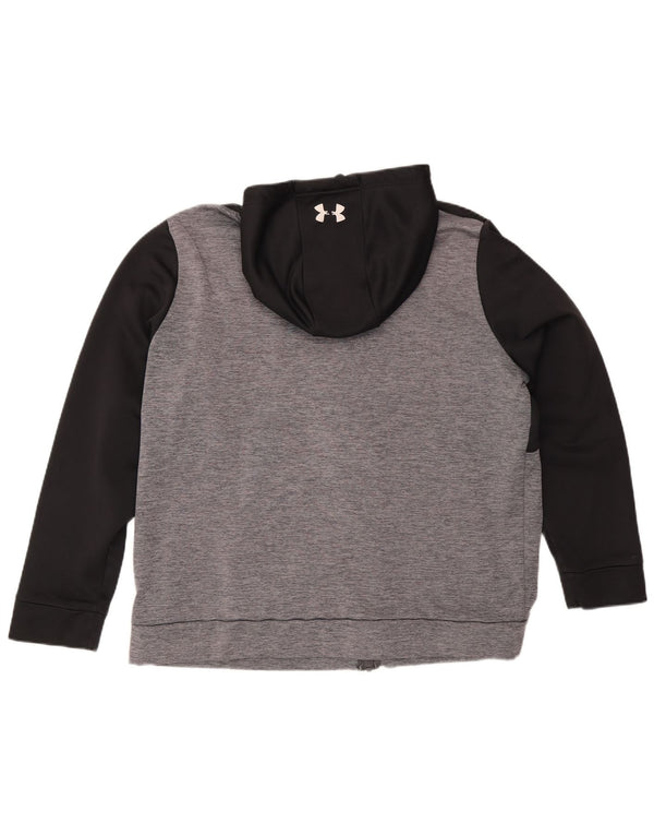 Under Armour Cold Gear Zip Sweat à Capuche 2XL Homme Noir Colorblock