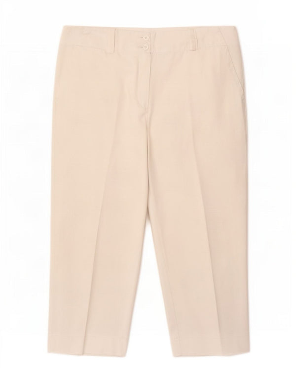 Nike Pantalon capri Dri Fit pour femme UK 14 Medium W32 L22 Blanc Polyester