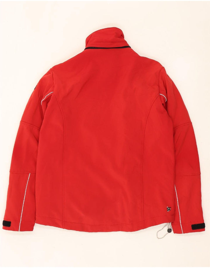 BRUGI Veste coupe-vent pour homme UK 38 Rouge moyen Polyester