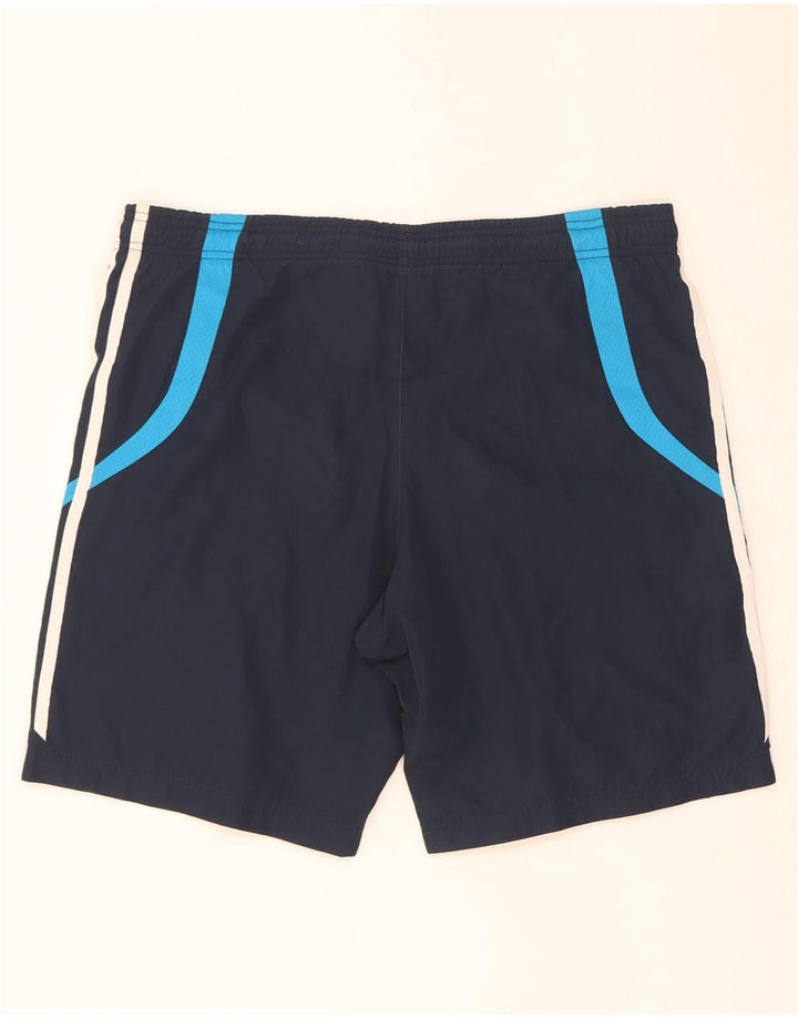 Adidas Short de sport pour homme en polyester color block bleu marine moyen