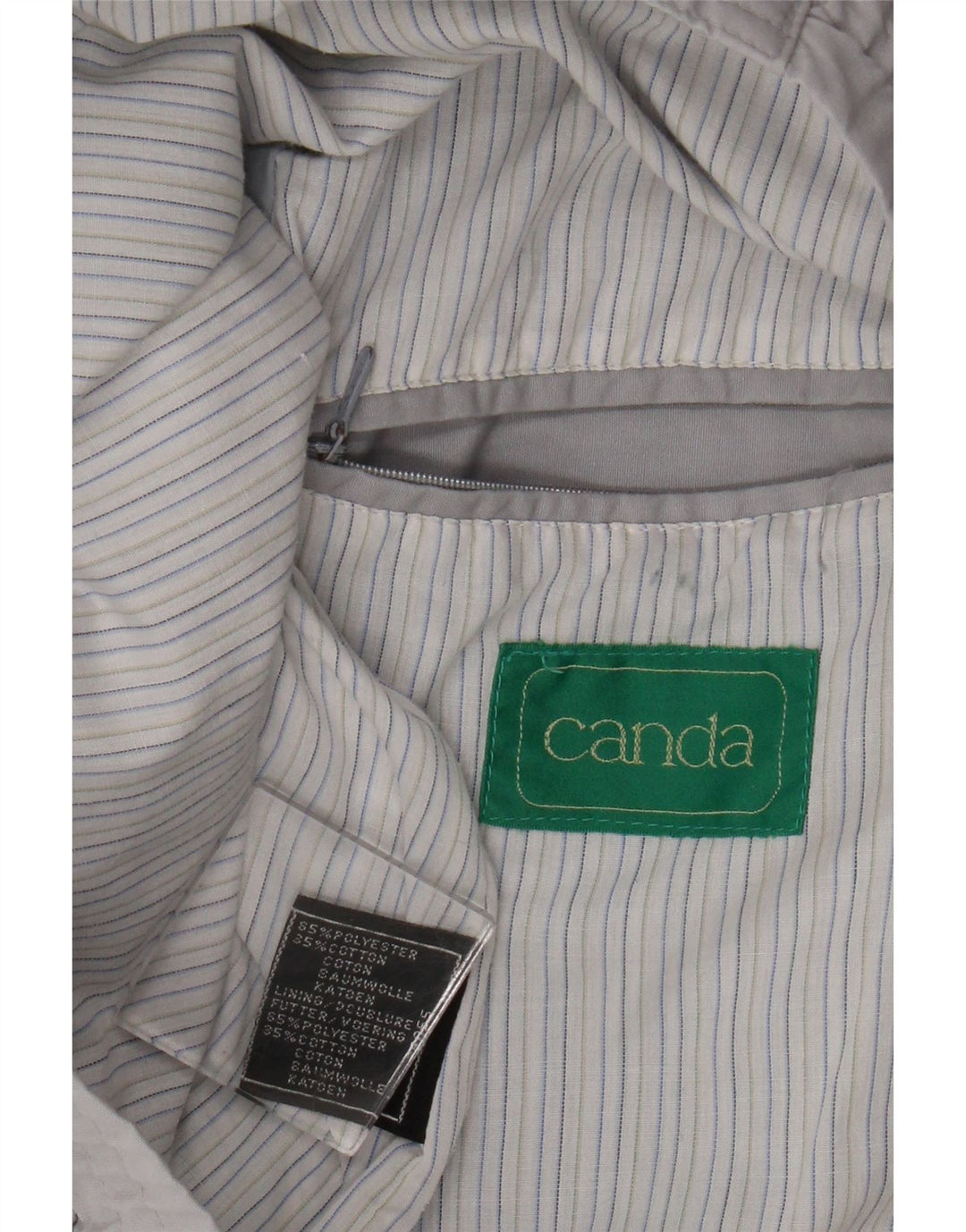 Canda Veste Bomber Homme UK 42 XL Bleu Polyester