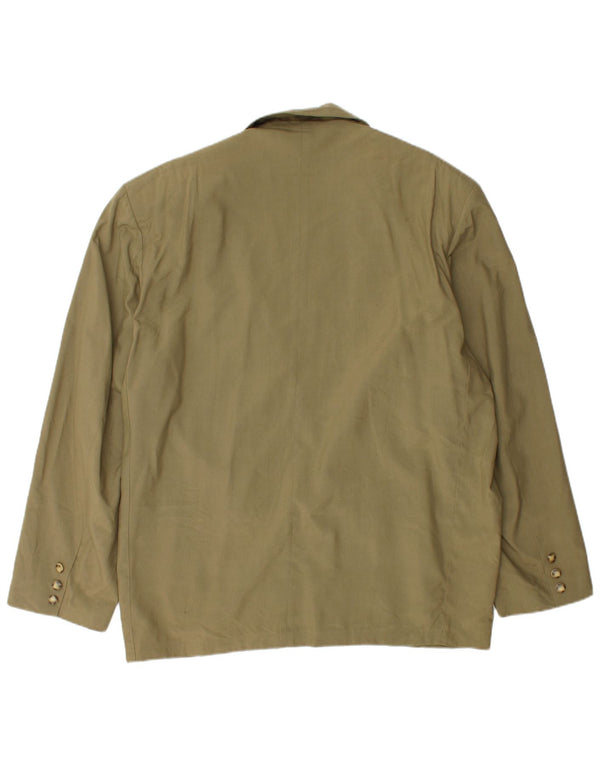 LEGEND Veste Blazer 1 Bouton Homme UK 42 XL Kaki