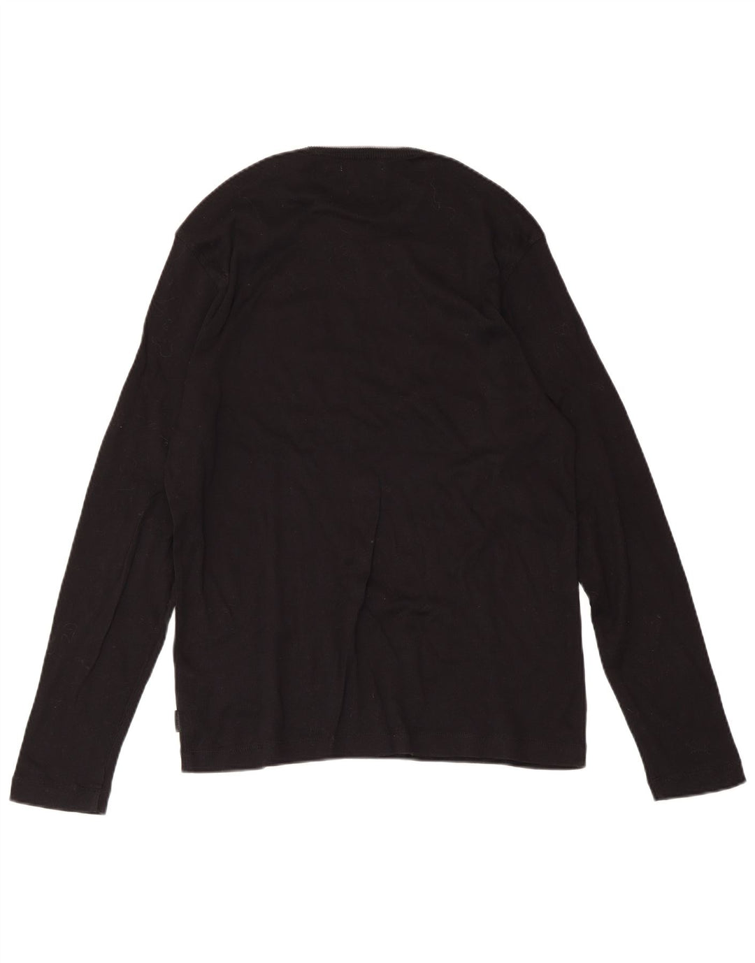 Calvin Klein Pull à col rond pour homme en coton noir moyen