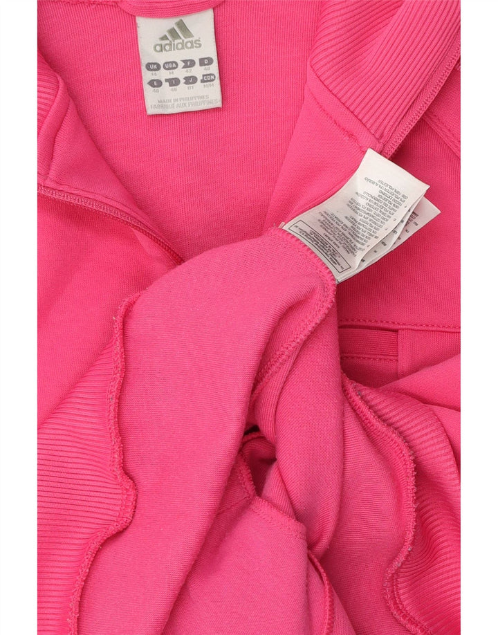 Adidas Veste de survêtement pour femme UK 14 Rose moyen Polyester