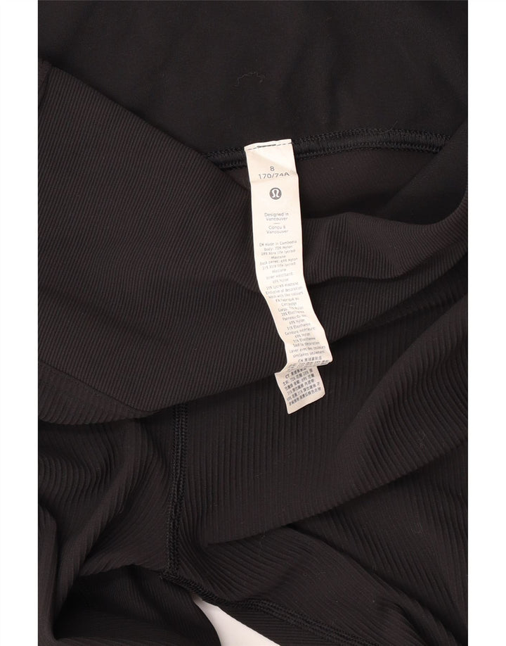 LULULEMON Leggings pour femmes US 8 Nylon noir moyen