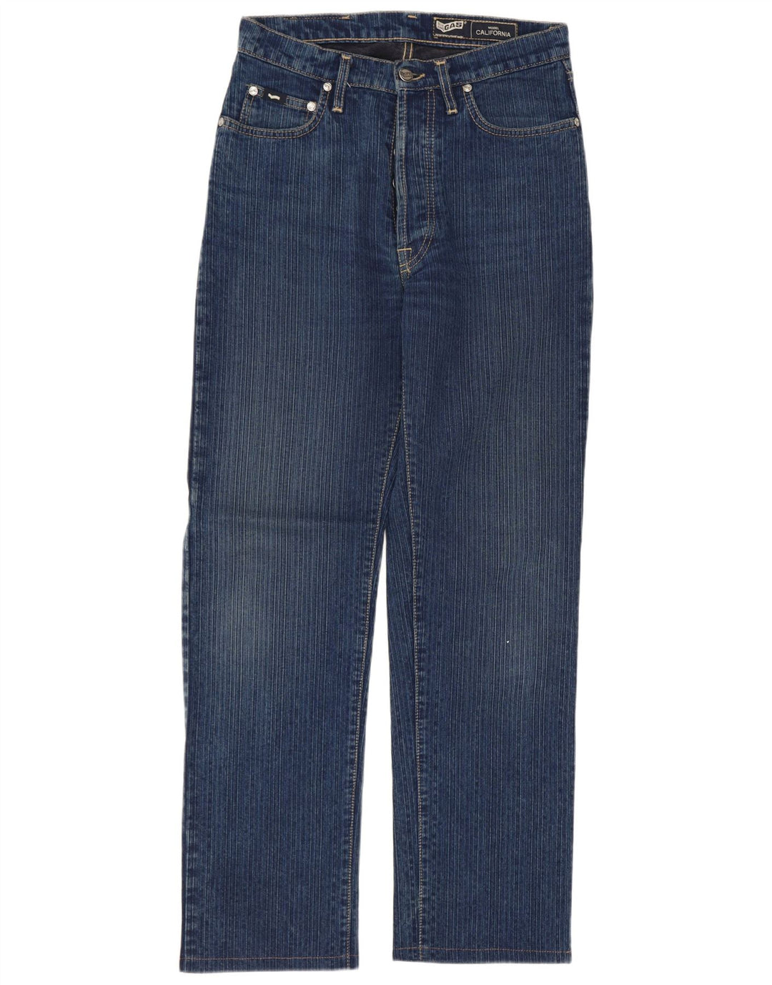Gas Jean droit homme W29 L29 bleu marine coton