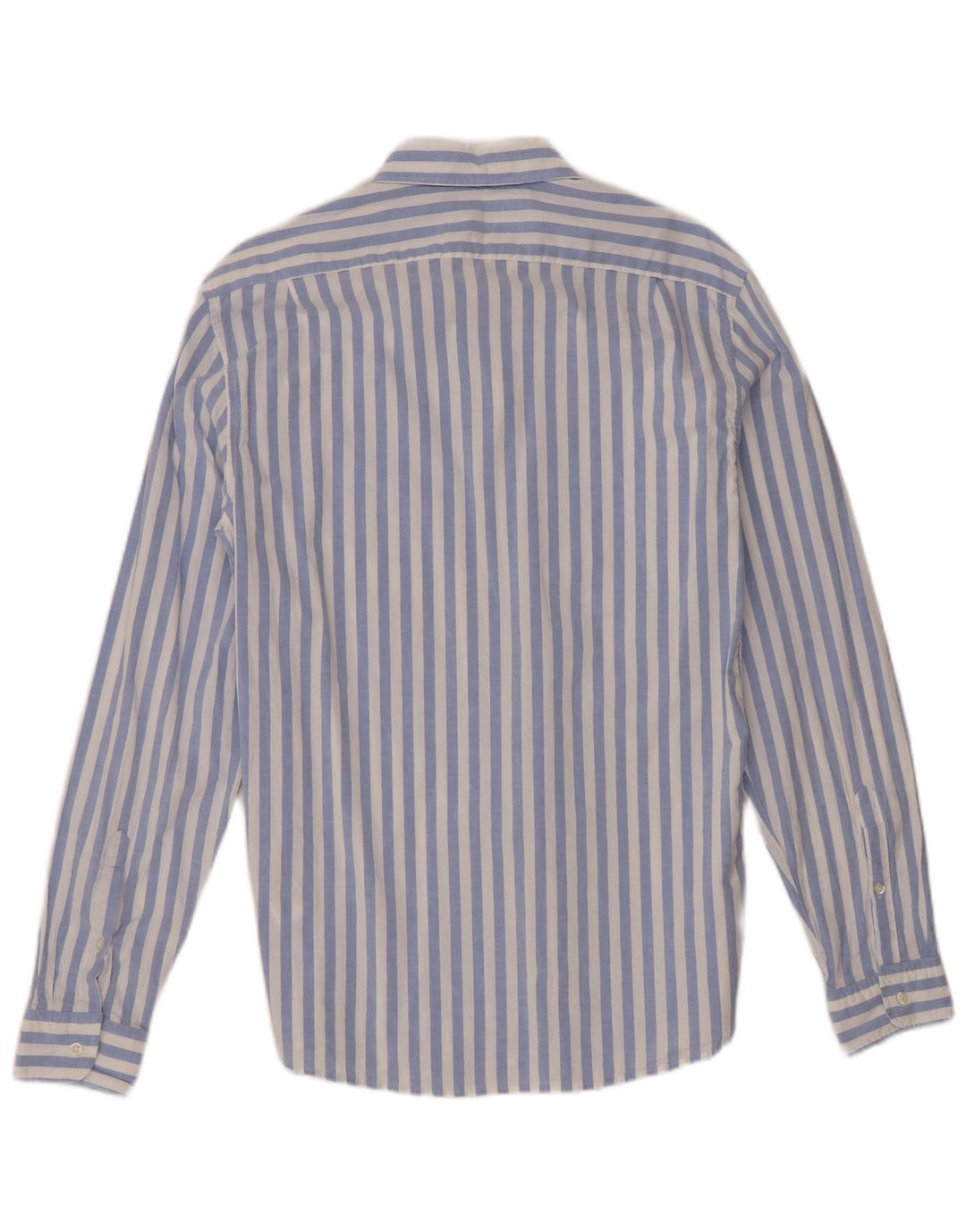 Reiss Chemise Homme Large Bleu Rayé Coton